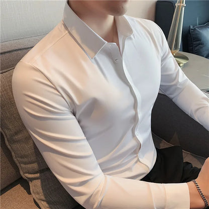Camisas sem costura de alta elasticidade
