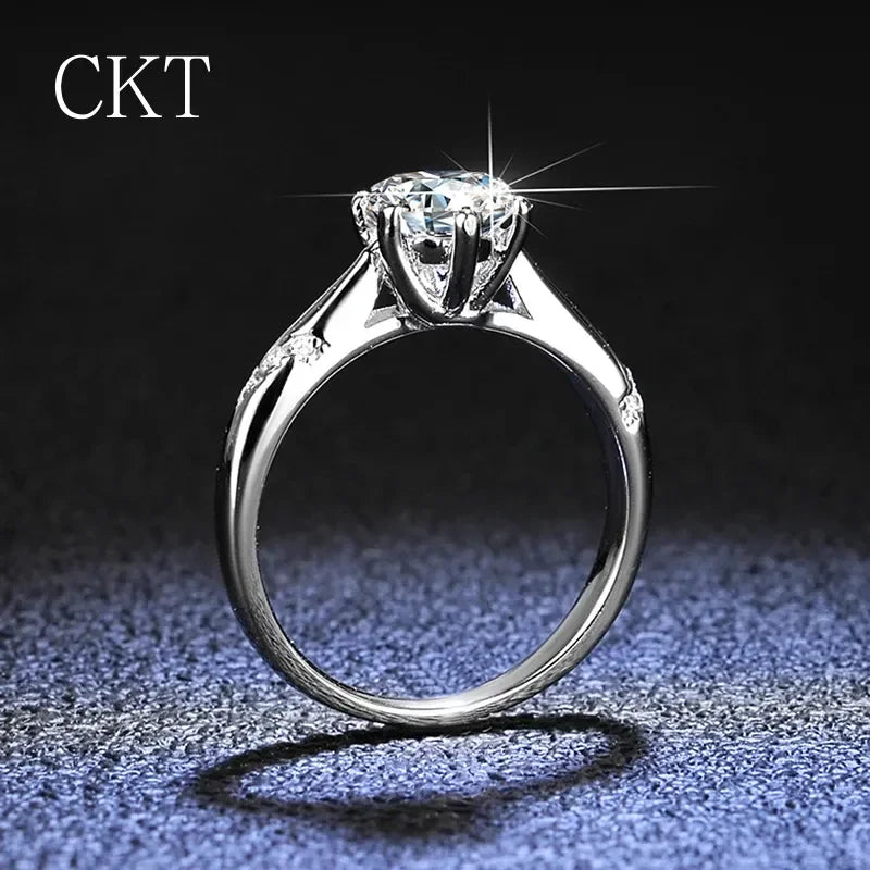 Anel de Moissanite para Mulheres