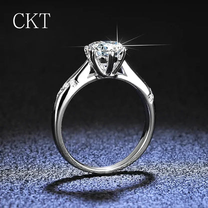 Anel de Moissanite para Mulheres