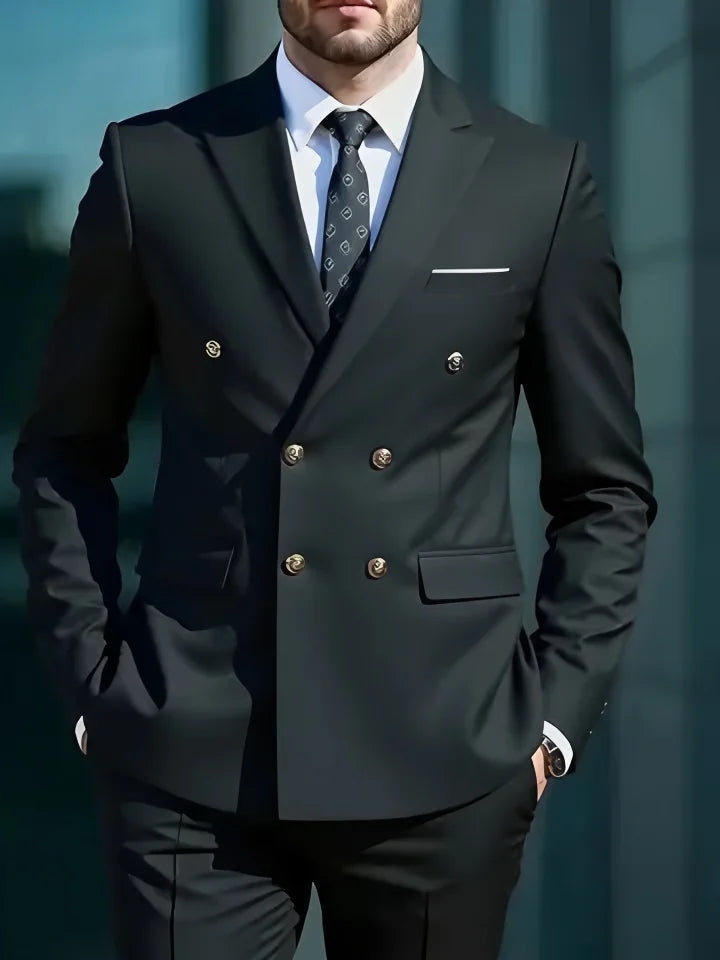 Fato Masculino Clássico de Duas Peças