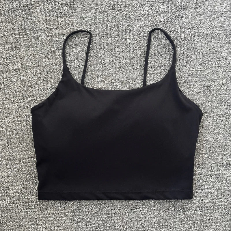 Tops acolchoada bralette