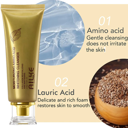 Conjunto de Cuidados Faciais AILKE com Colagénio