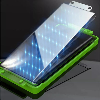 Película de Cerâmica Macia para Samsung Galaxy — Protetor de Ecrã Curvo com Cola Completa