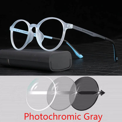 Óculos de miopia redondos vintage