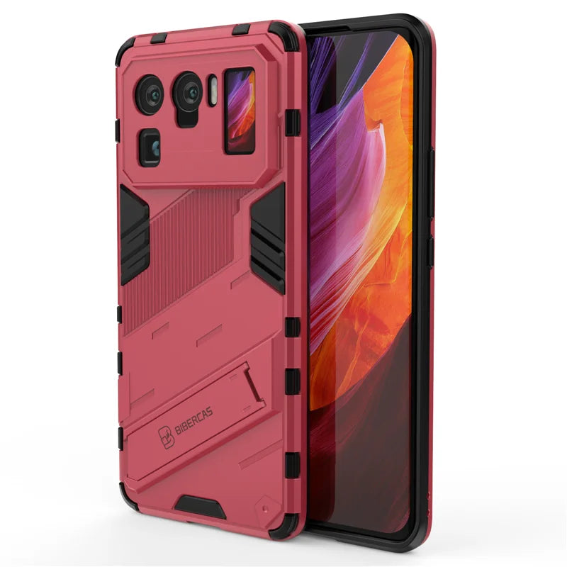 Capa Antichoque com Suporte para Xiaomi Mi 11 Ultra e Outros Modelos