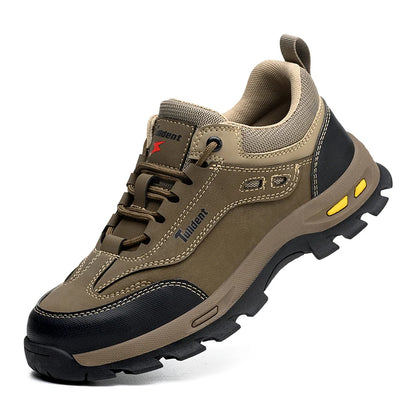 Sapatos de Segurança Masculinos Antiperfuração e Resistentes ao Desgaste