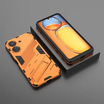 Capa de telefone Kickstand magnética anti-choque