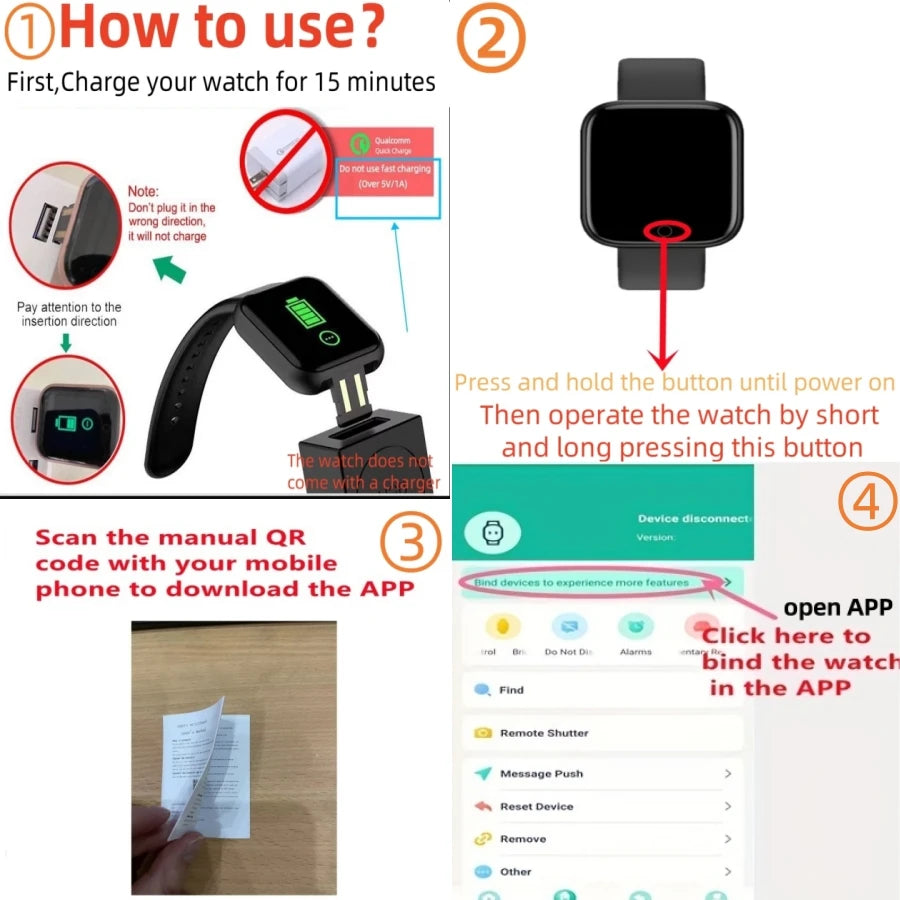 Relógio inteligente para criança