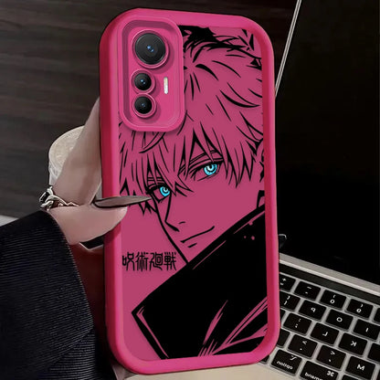 Capa de Silicone Gojo Jujutsu Kaisen para Xiaomi – Proteção e Estilo