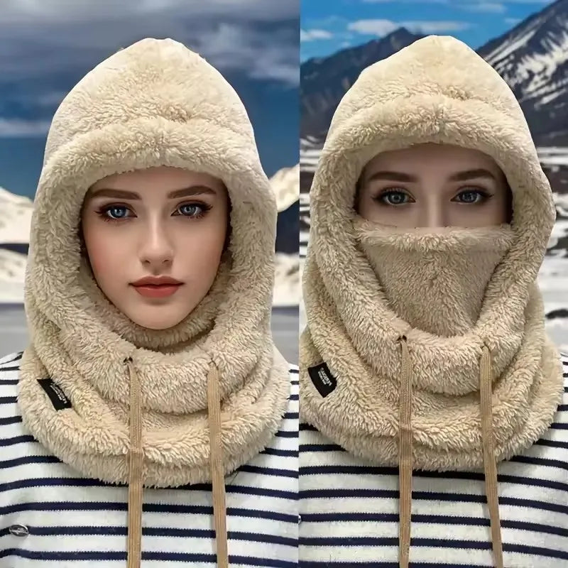 Balaclava feminina de inverno