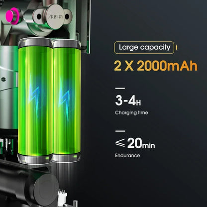 Compressor de ar portátil com luz LED para carro