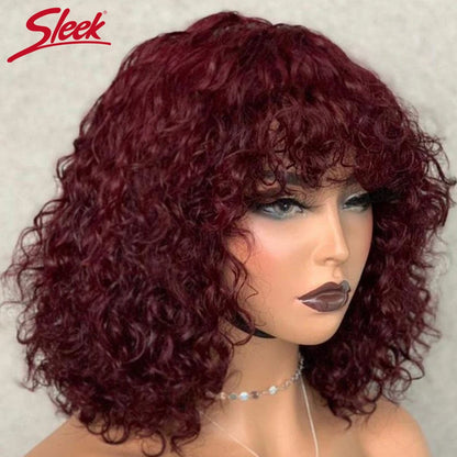 Peruca Curta Pixie Bob de Cabelo Humano Peruano — Onda Jerry
