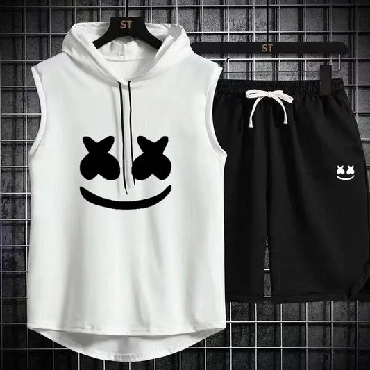 Conjunto esportivo com capuz