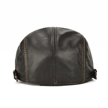 Chapéu de couro estilo jornaleiro