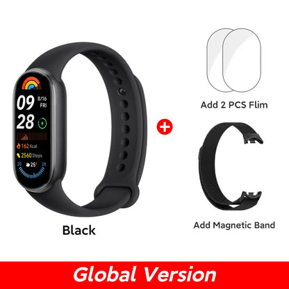 Smart Band 9 Xiaomi Tela AMOLED de 1,62"