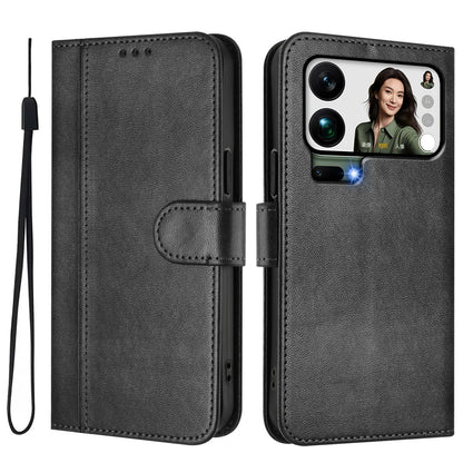 Capa flip de couro de luxo para Xiaomi