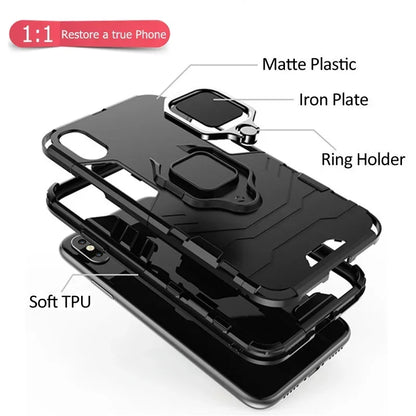 Capa para xiaomi com suporte de sucção magnética