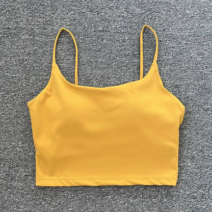 Tops acolchoada bralette