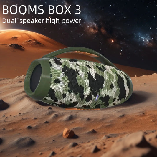 Coluna Bluetooth Boombox 3 de Alta Potência para Exterior