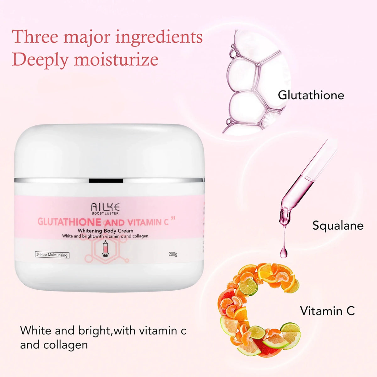 Conjunto de Cuidados de Pele AILKE com Vitamina C