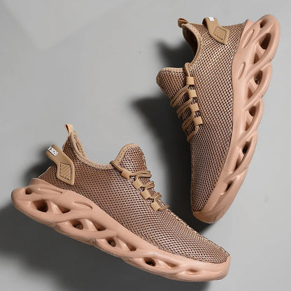 Tênis esportivos casuais malha