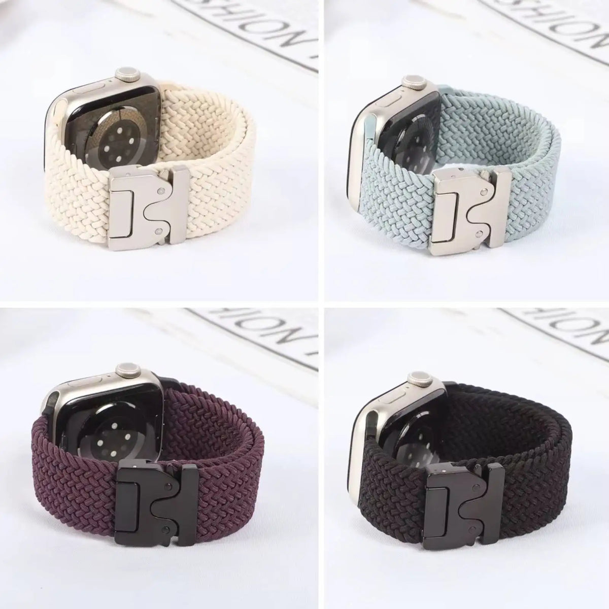 Pulseira de Nylon Trançado para Apple Watch