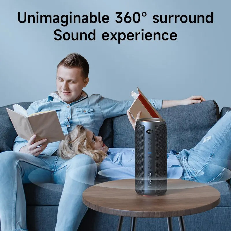 Coluna Bluetooth ZEALOT S51 Pro 40 W com Som Estéreo 3D