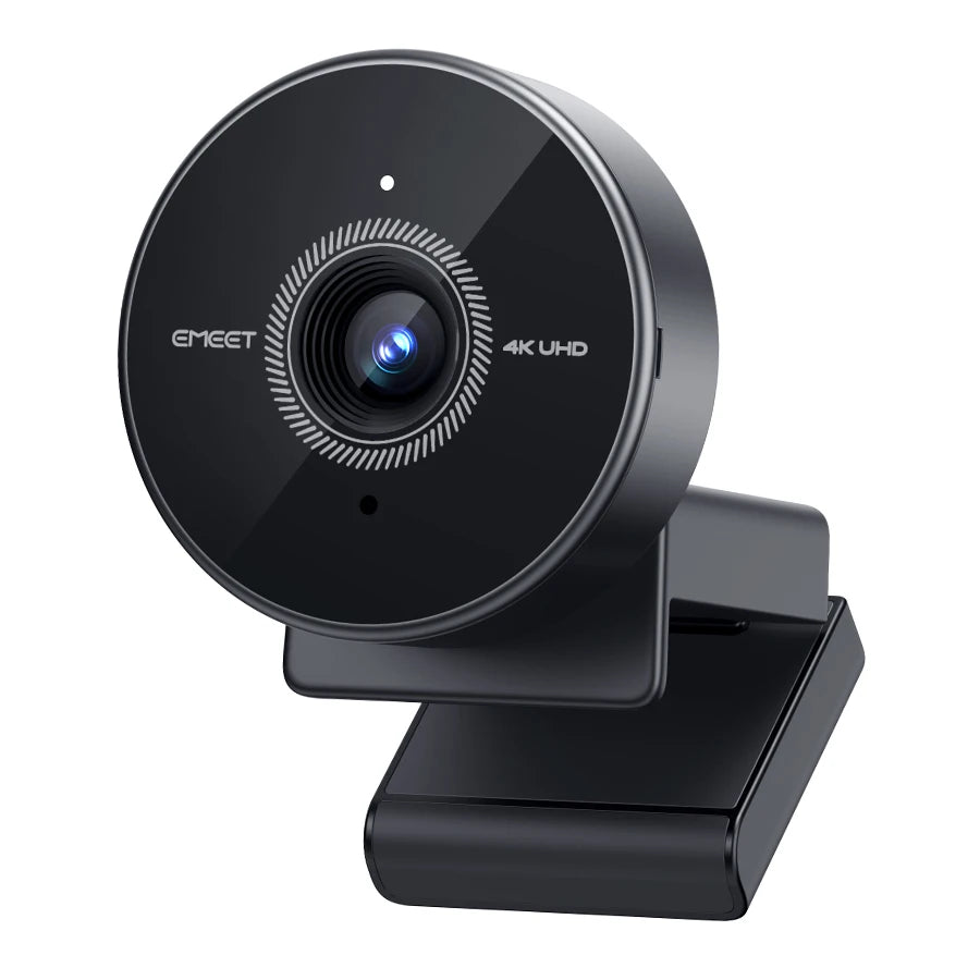 Webcam EMEET C950 4K UHD — 8 MP, Foco Automático e Microfone com Cancelamento de Ruído