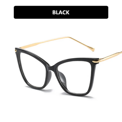 Óculos Olho de gato oversize de miopia