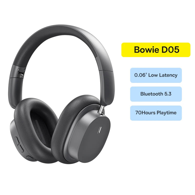 Fones de ouvido sem fio Baseus Bluetooth 5.3