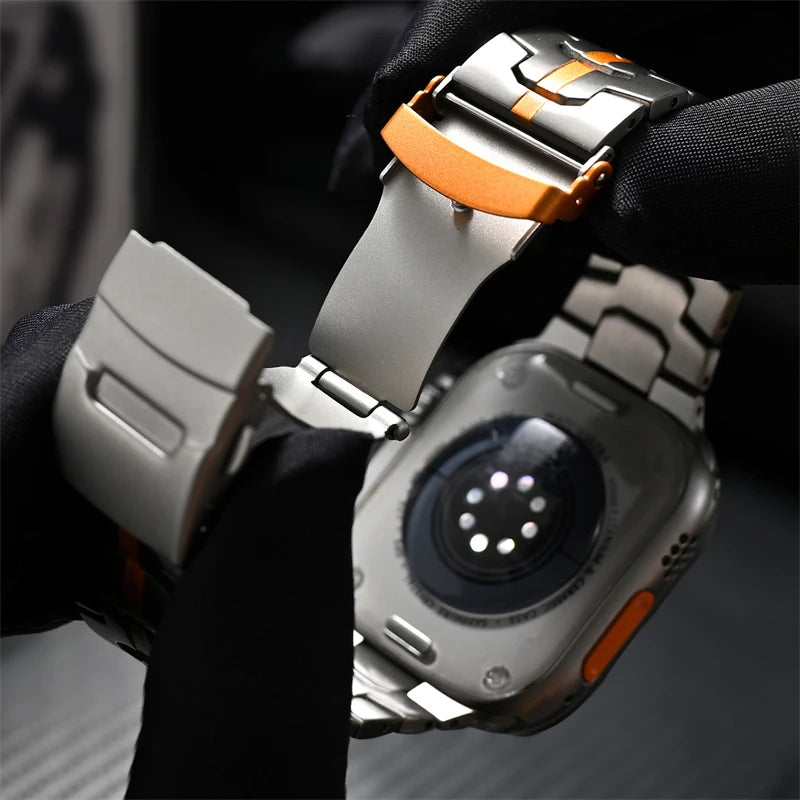 Pulseira de Aço Inoxidável para Apple Watch — 42 a 49 mm