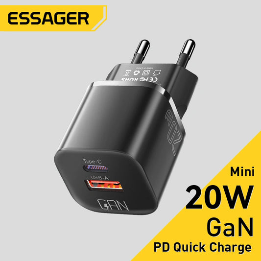 Carregador Essager PD USB C