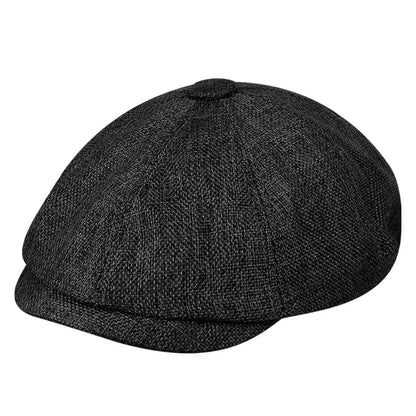 Chapéu clássico vintage tweed peaky