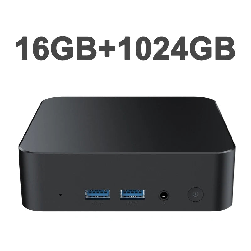 Mini PC Intel Core i9/i3 — Windows 11 Pro, até 32 GB RAM, até 2 TB SSD, Wi‑Fi 6E e Bluetooth 5.2