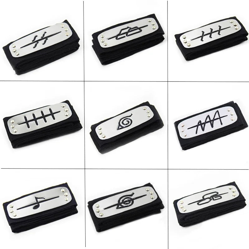 Fita de cabeça para cosplay do anime Naruto Shippuden