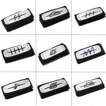 Fita de cabeça para cosplay do anime Naruto Shippuden