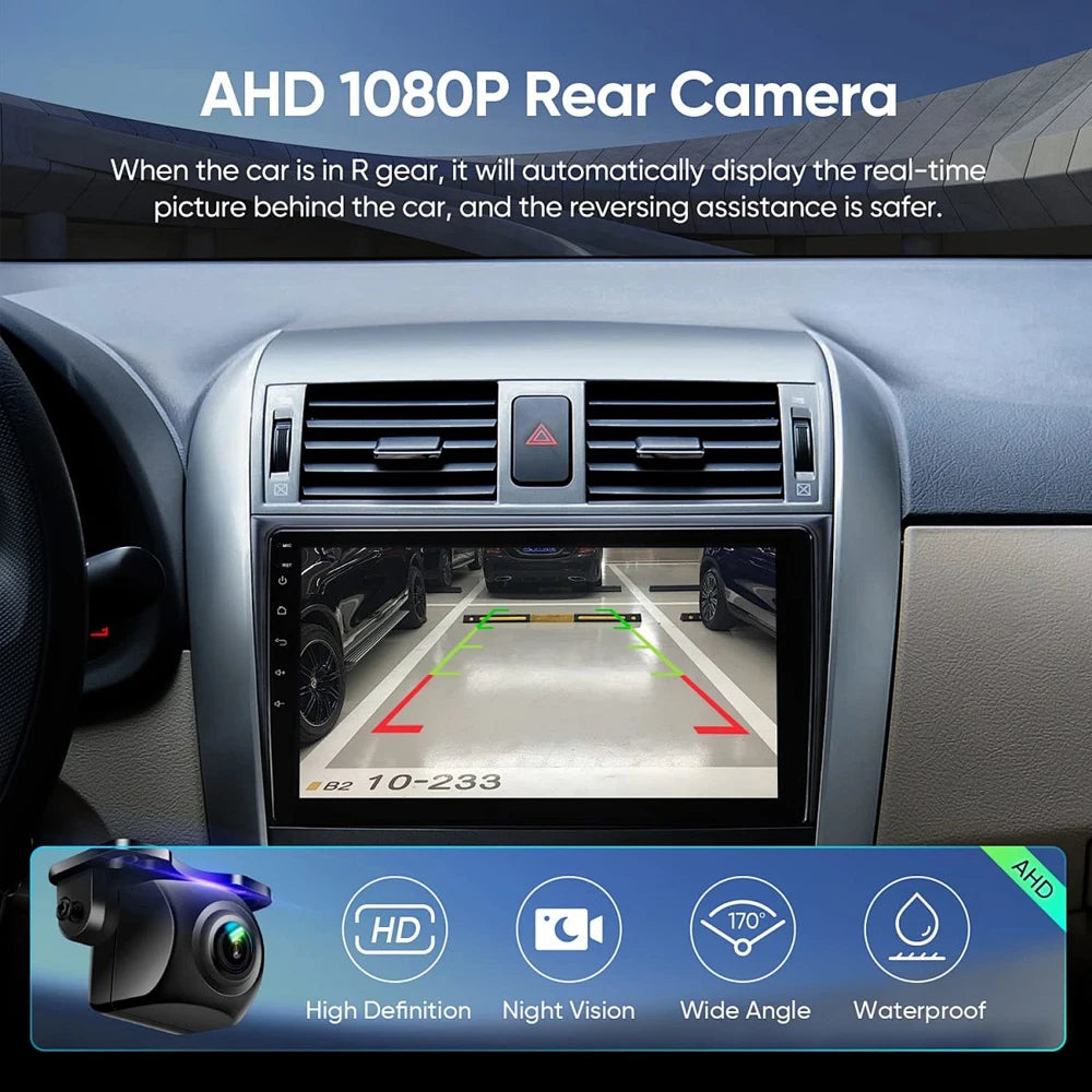 Central Multimédia Android para Toyota Land Cruiser 200 (2007–2015) – CarPlay, GPS e Wi‑Fi