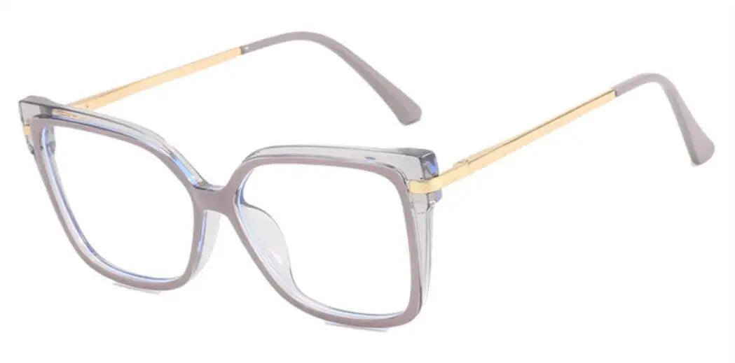 Óculos de leitura femininos com proteção contra a luz azul