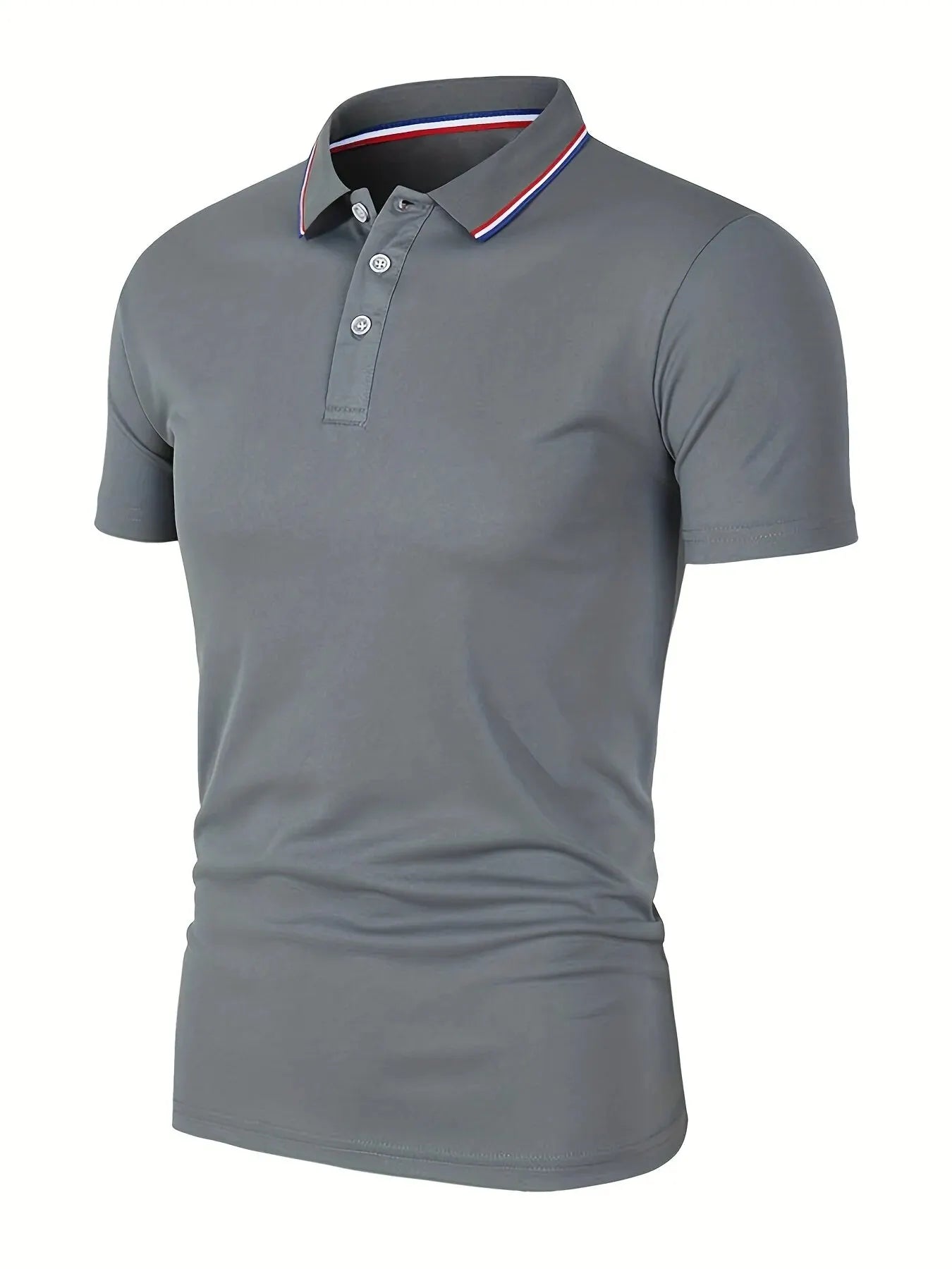 Camisa polo cor sólida