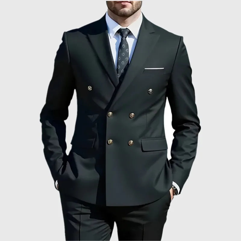 Fato Masculino Clássico de Duas Peças