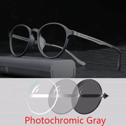 Óculos de miopia redondos vintage