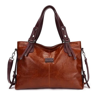 Bolsas de couro macio vintage