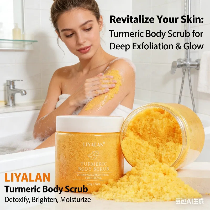 Esfoliante de Açafrão para Rosto e Corpo