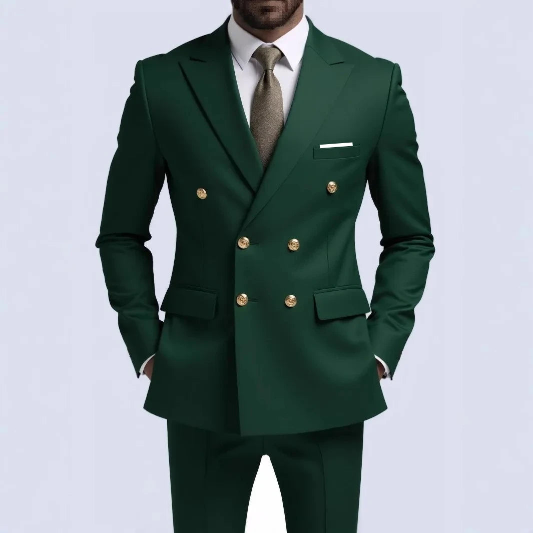Fato Masculino Clássico de Duas Peças