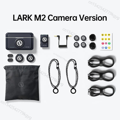 Sistema de microfone de lapela sem fio Hollyland Lark M2