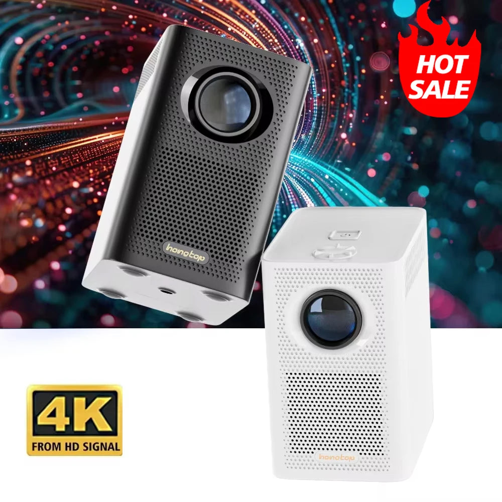 Projetor Portátil Inteligente com Wi-Fi e Bluetooth