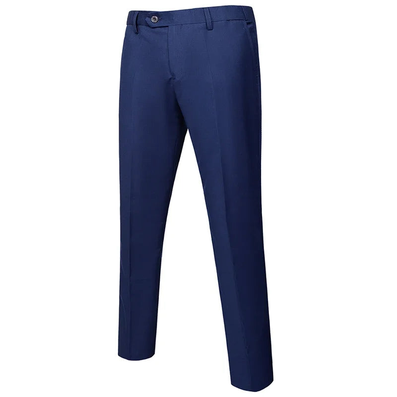 Calças de Fato Masculinas Clássicas