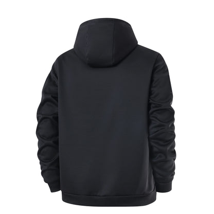 Jaqueta Masculina de Inverno em Lã e Poliéster – Com Capuz