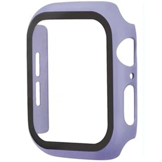 Película protetora de vidro + capa para Apple Watch