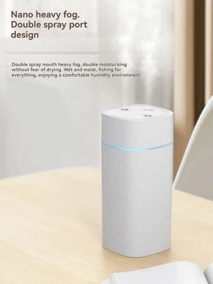 Umidificador USB de Dupla Saída — 600 ml/h